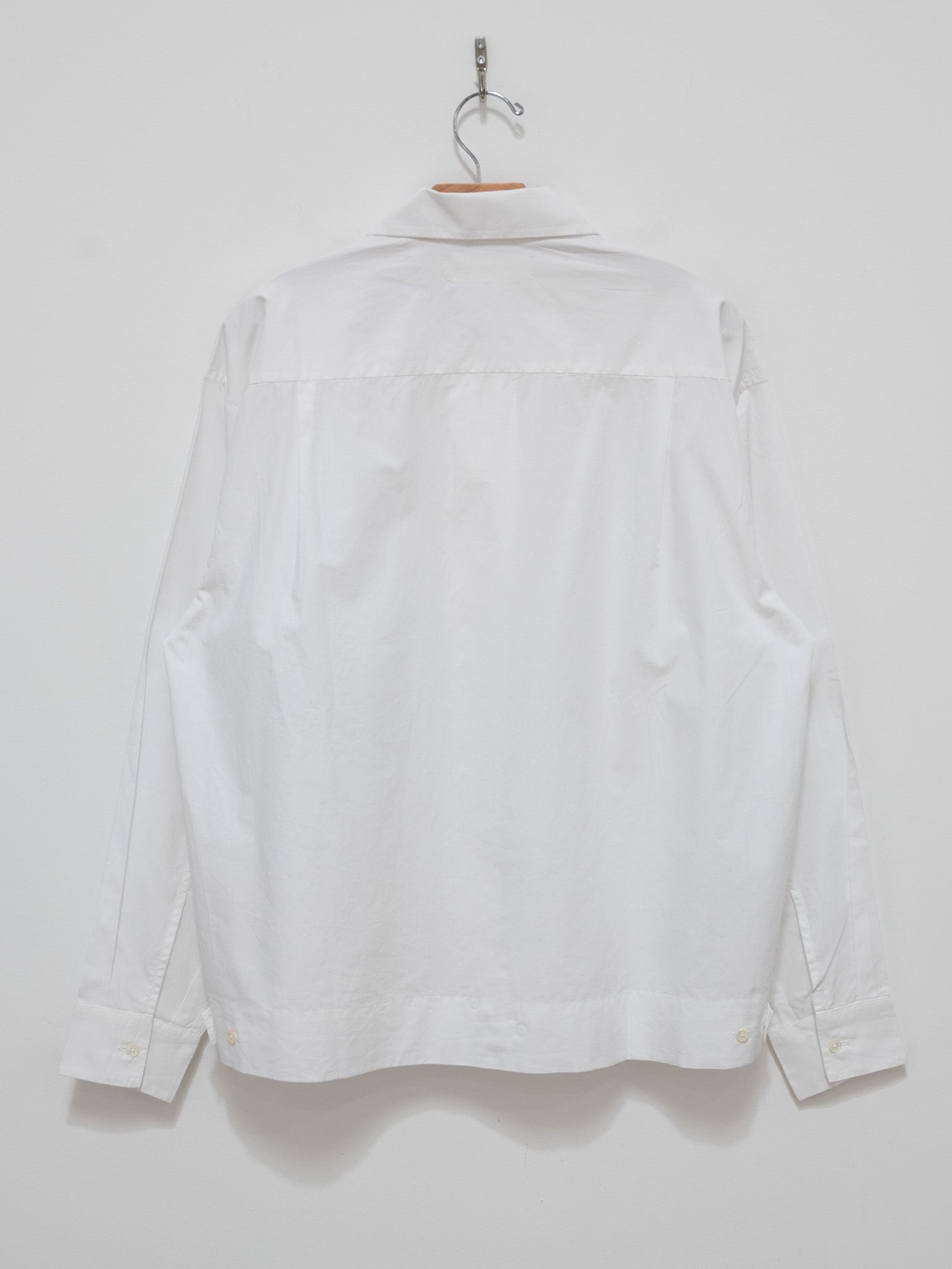 Namu Shop - Jan Machenhauer Frank Shirt - White Cotton Poplin