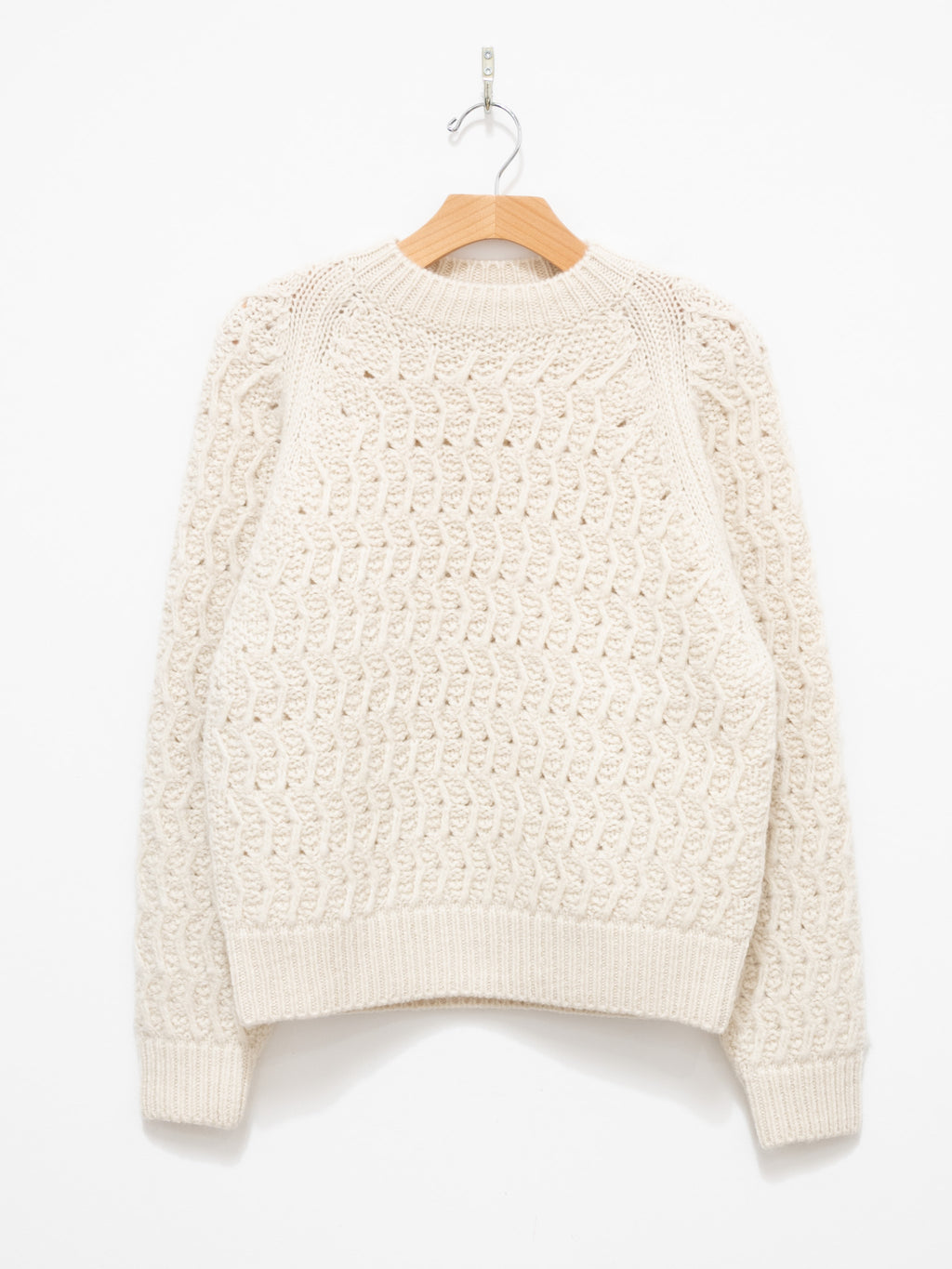 Namu Shop - Unfil Extrakid Mohair and Silk Layered Sweater