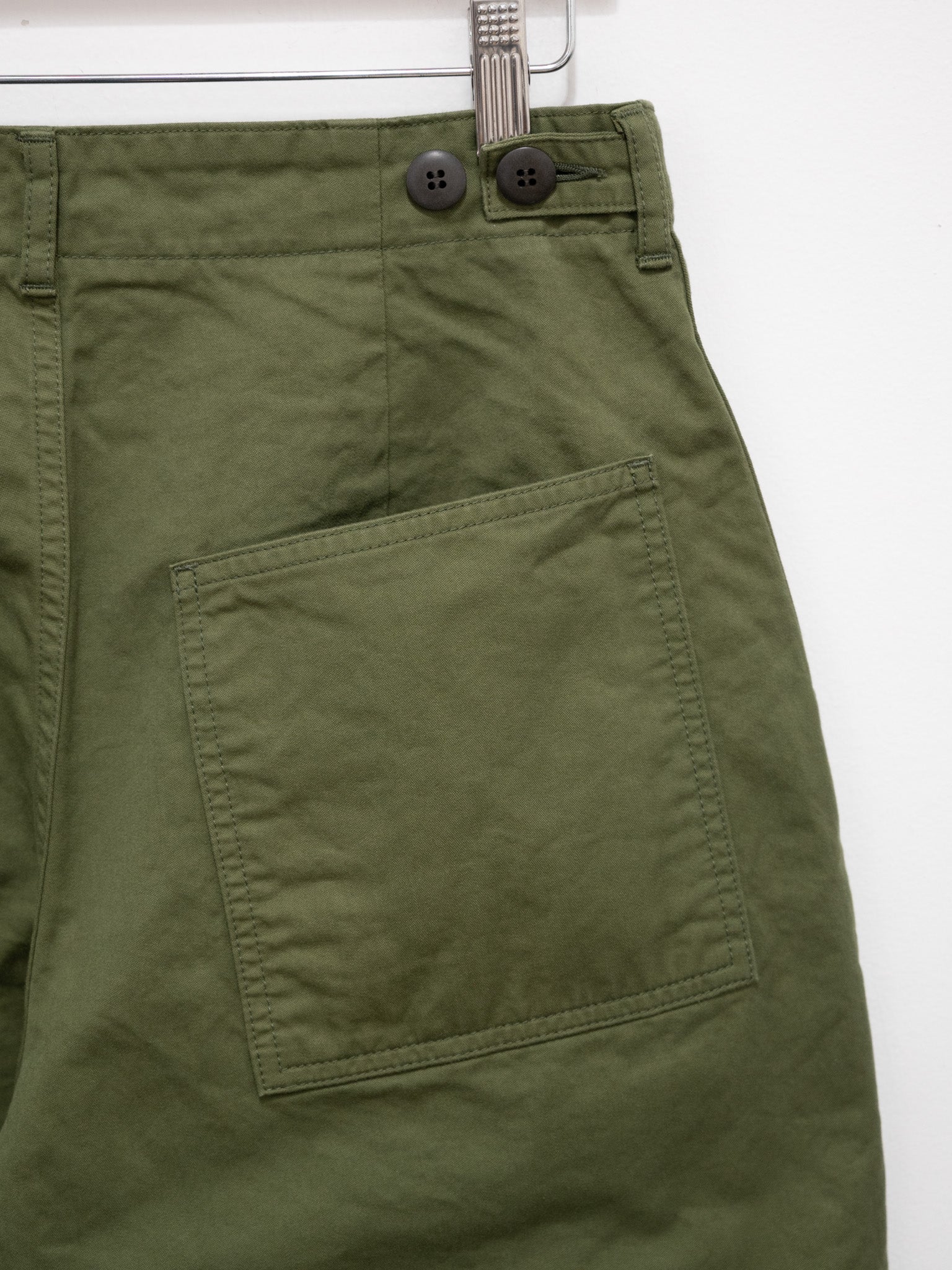 Namu Shop - Hatski Loose Tapered Utility Trouser - Olive