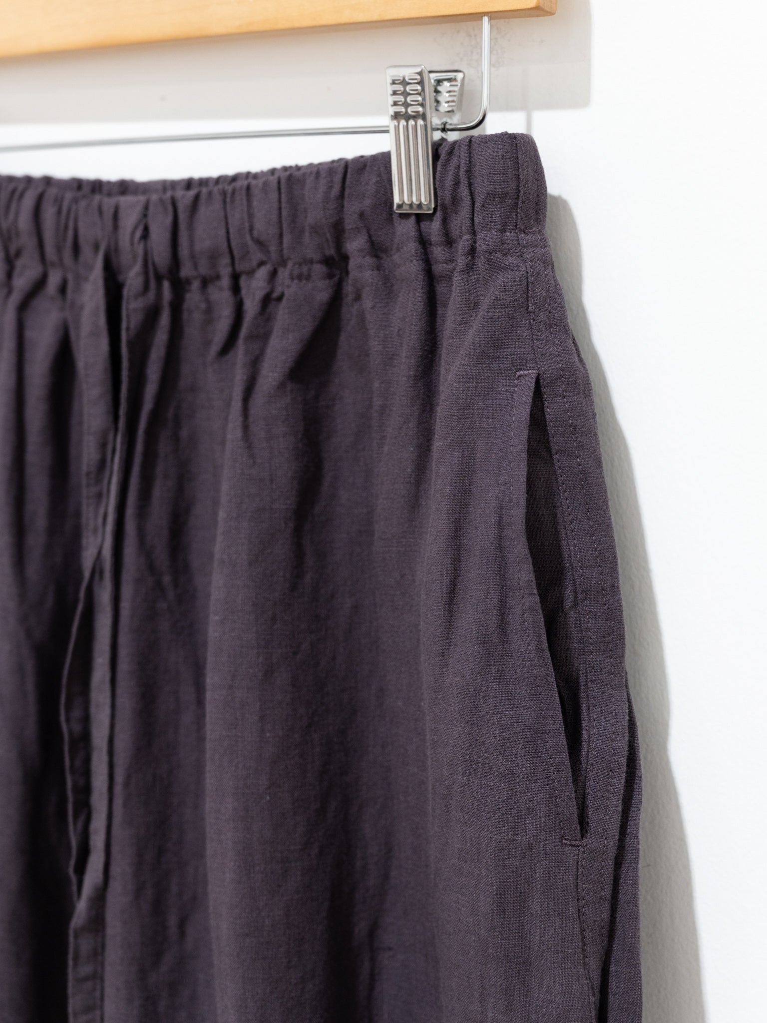 Namu Shop - Ichi Antiquites Linen Pants - Purple