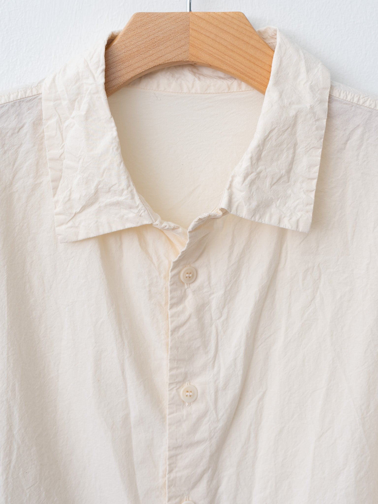 Waga Short Sleeve Shirt L COT - Natural