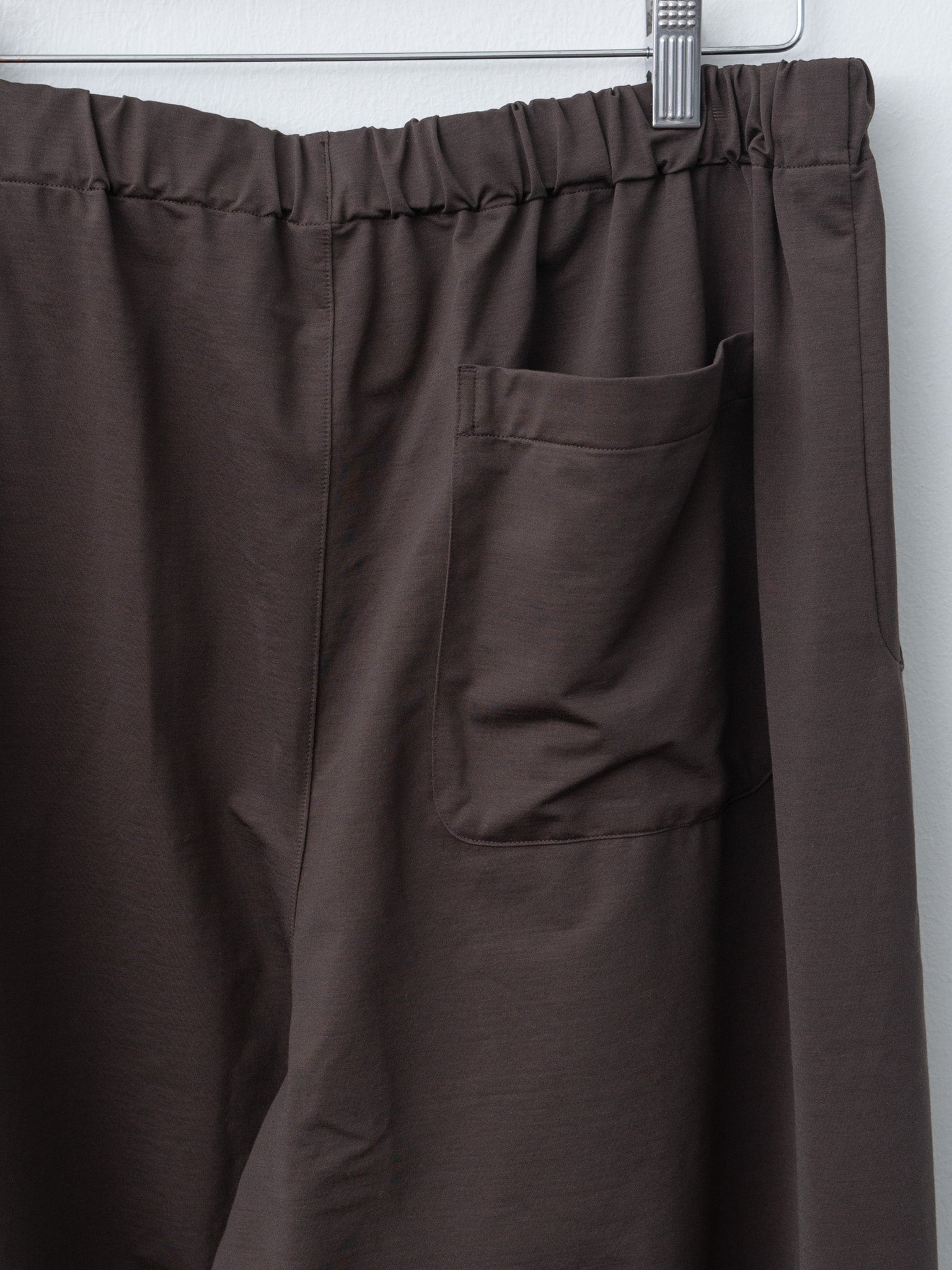 Side Seamless Easy Pants - Brown