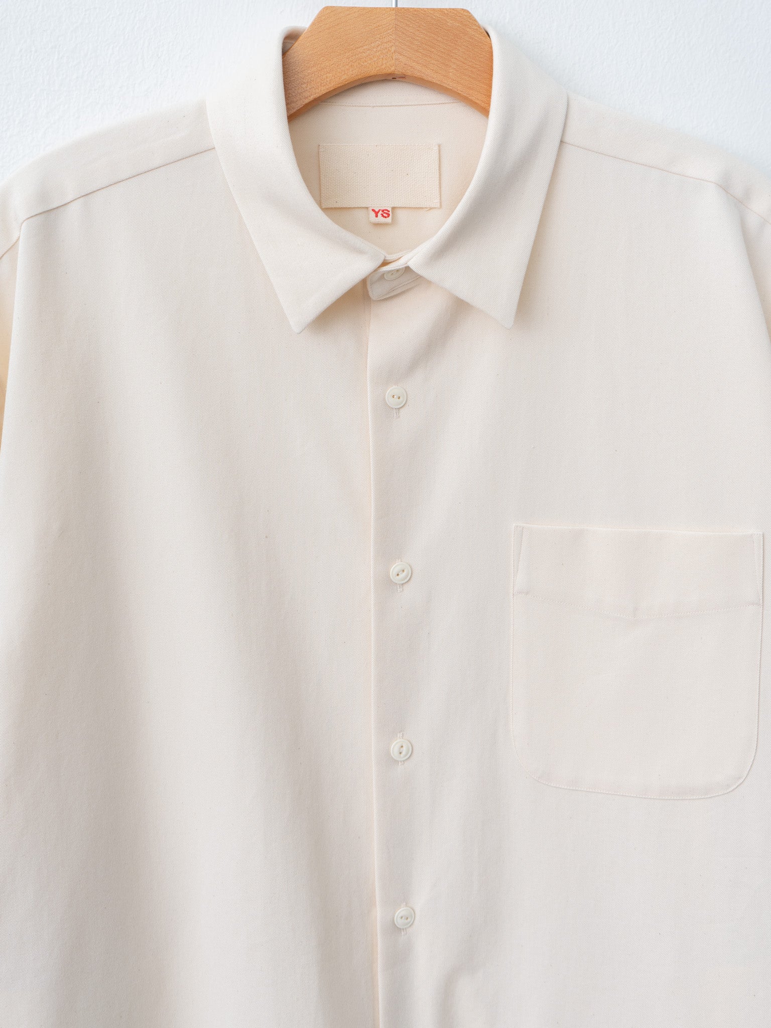 Regular Collar Shirt - Ecru