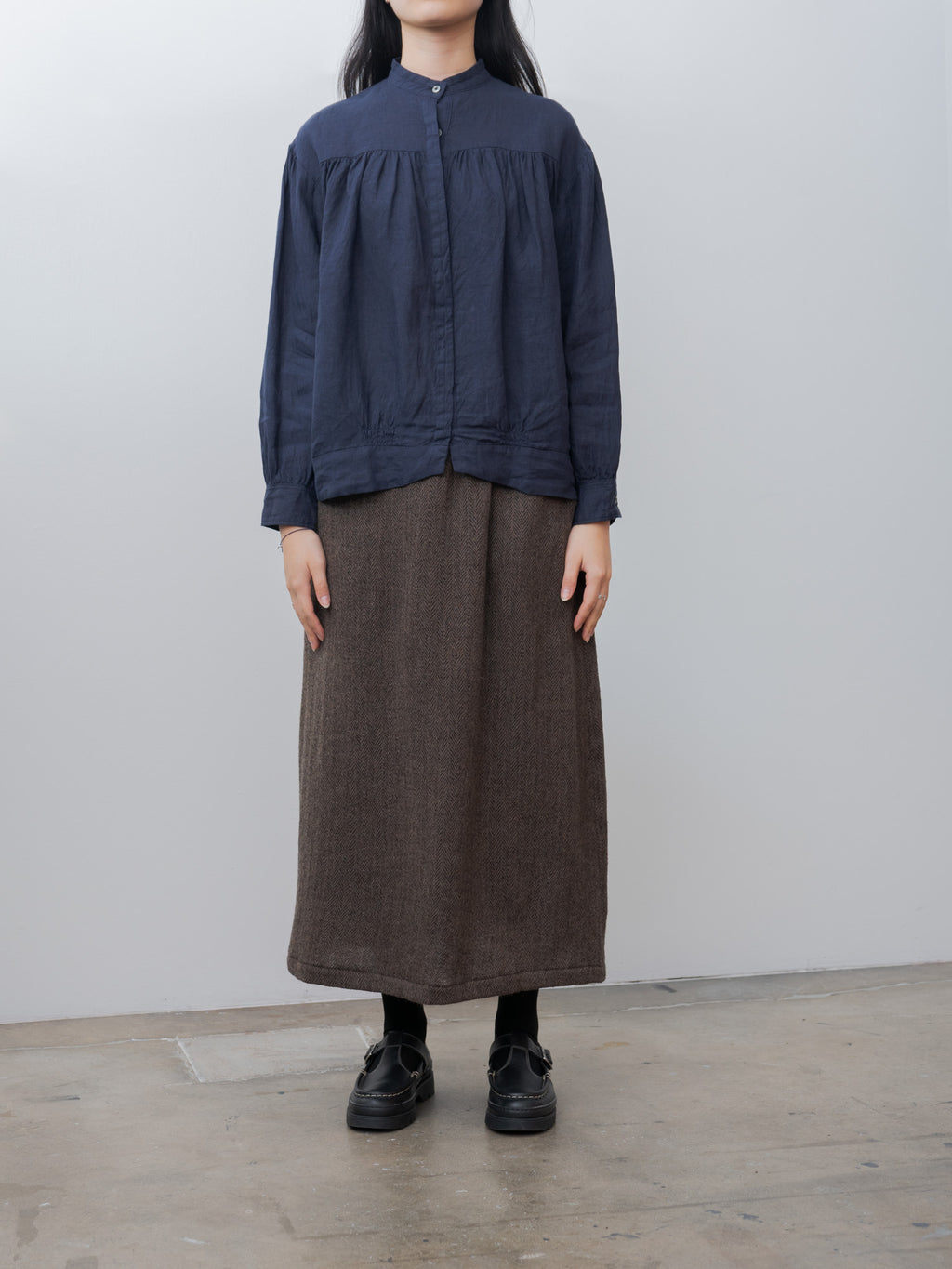 Linen Shirt - Navy