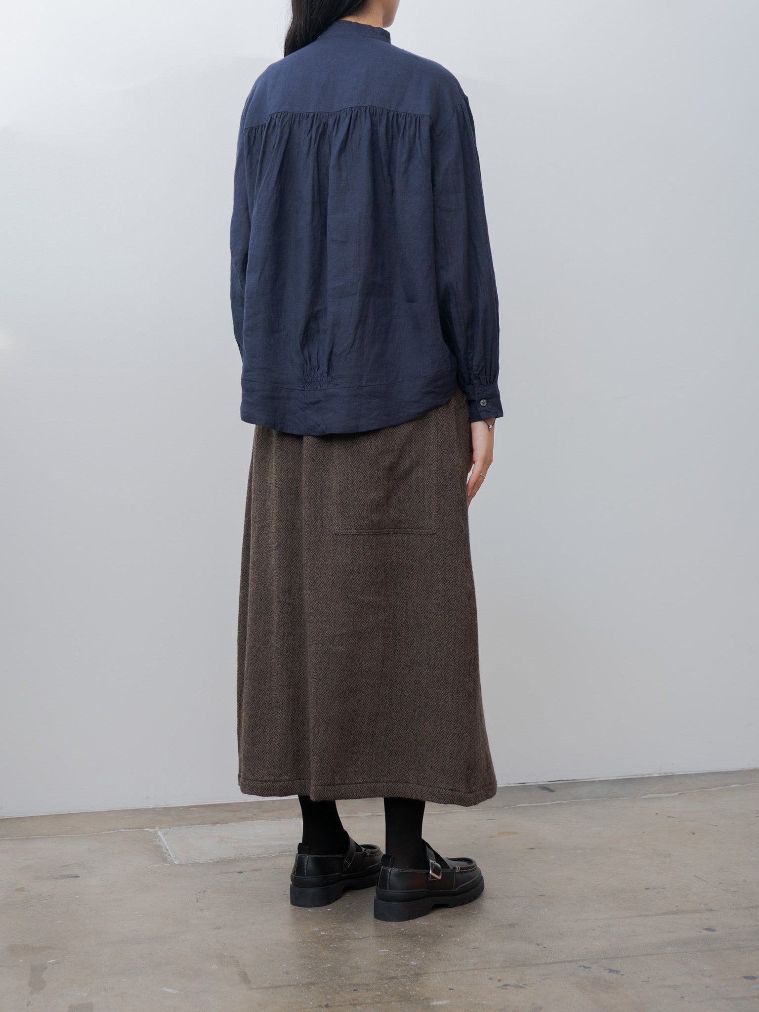 Linen Shirt - Navy