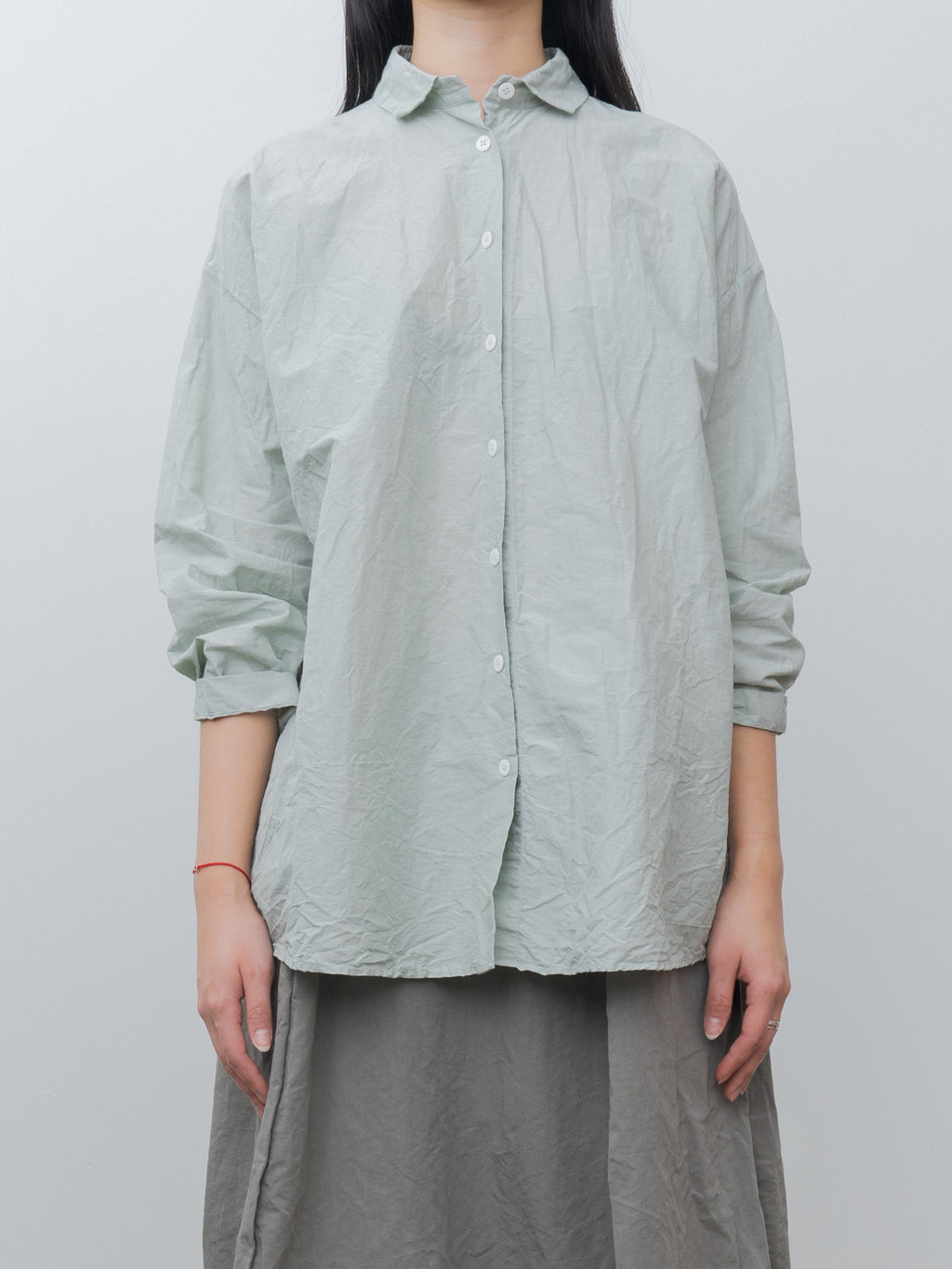 Long Overshirt - Sage