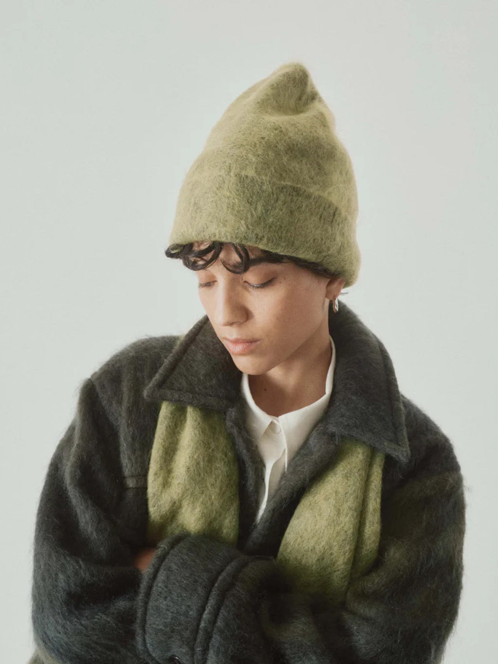 Namu Shop - Sayaka Davis Brushed Mohair Beanie- Matcha