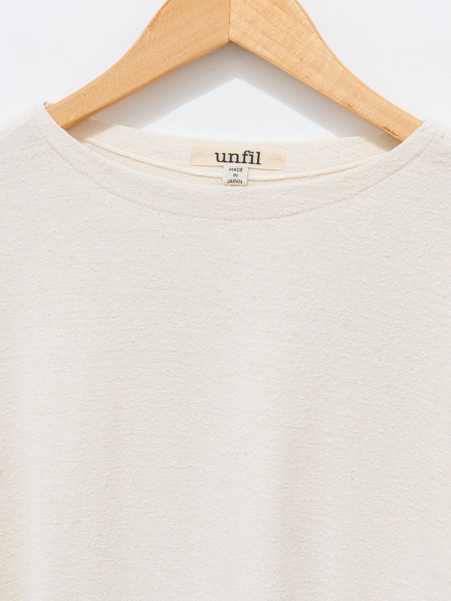 Namu Shop - Unfil Raw Silk Jersey L/S Tee - Natural