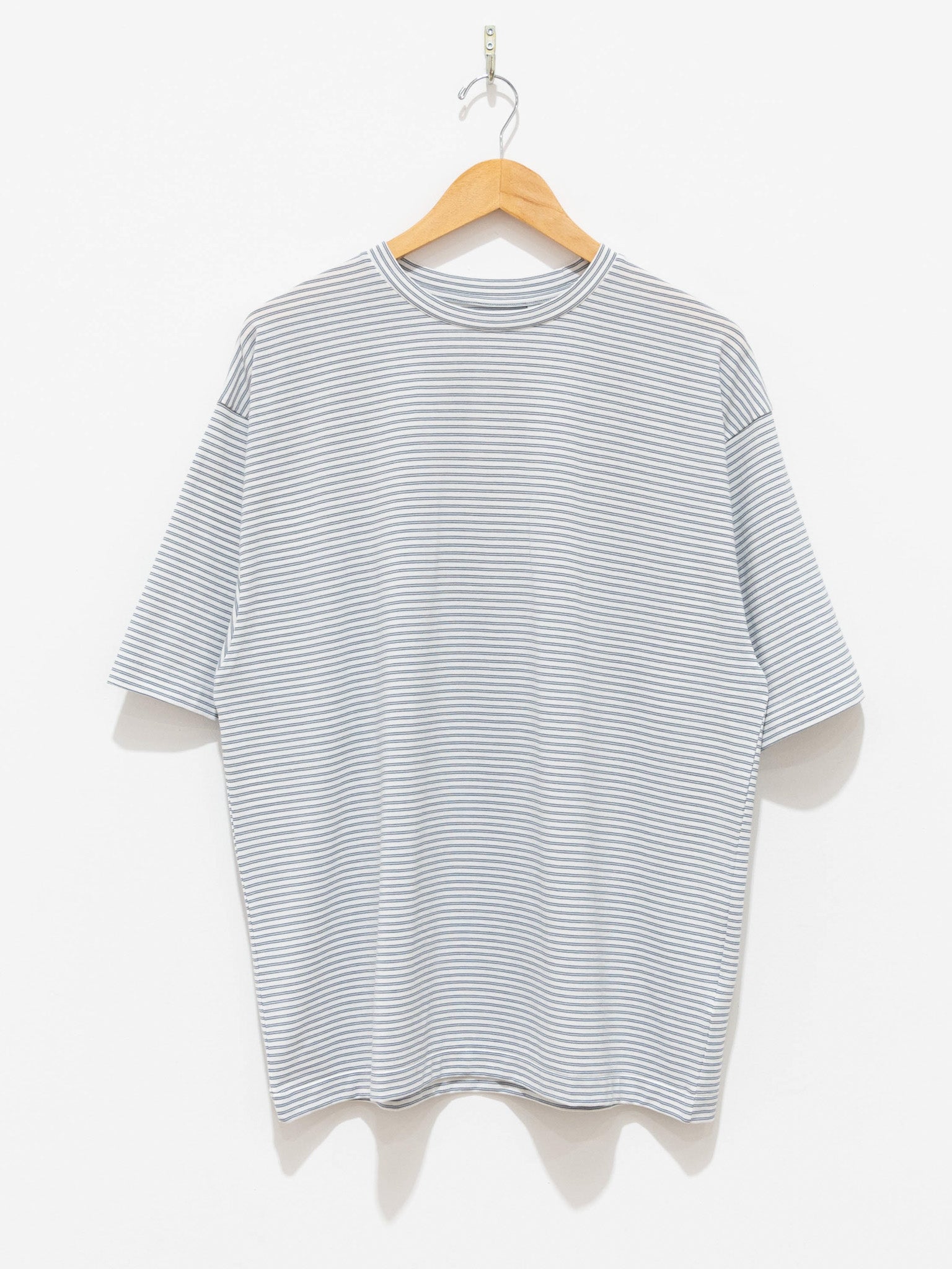 Hard Twisted Border Jersey S/S Tee - White Border