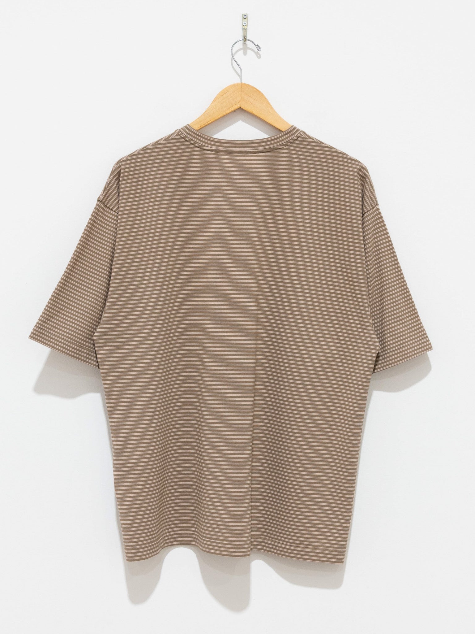 Hard Twisted Border Jersey S/S Tee - Khaki Border