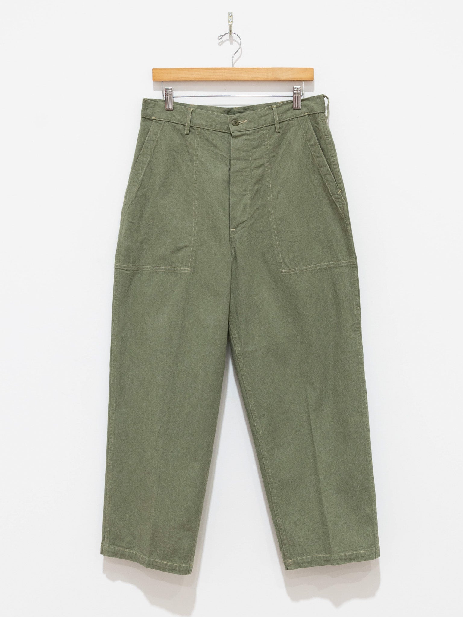 Namu Shop - Kaptain Sunshine Baker Denim Pants - Green