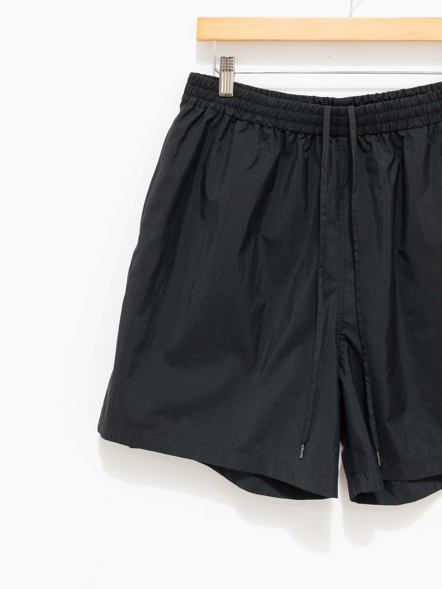 Kids Layered Nylon Shorts with Leggings l Black OM626 – OMAMImini