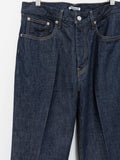 Namu Shop - Auralee Hard Twist Denim 5P Pants - Indigo