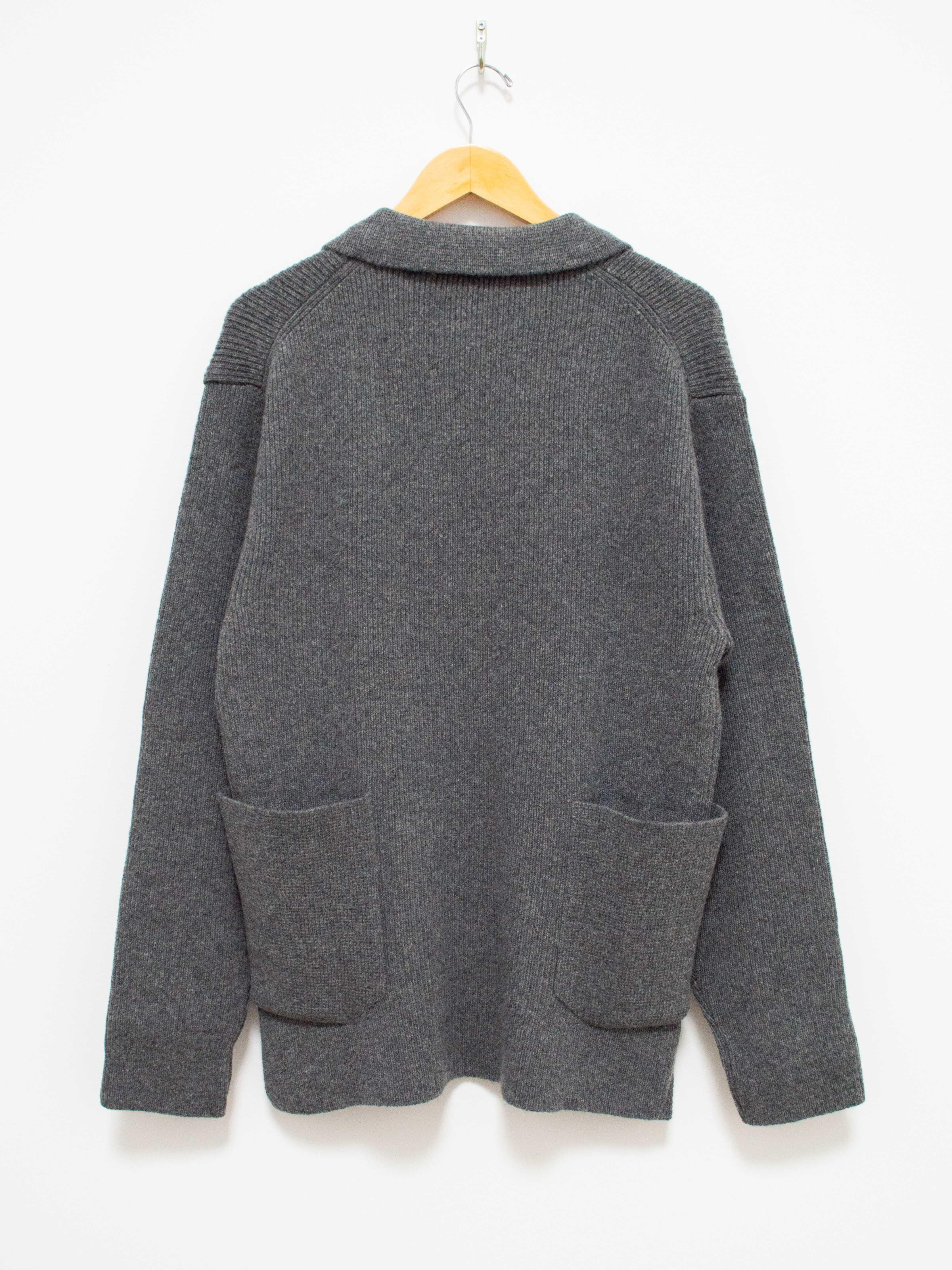 Namu Shop - Document Shirting Jacket Sweater - Gray