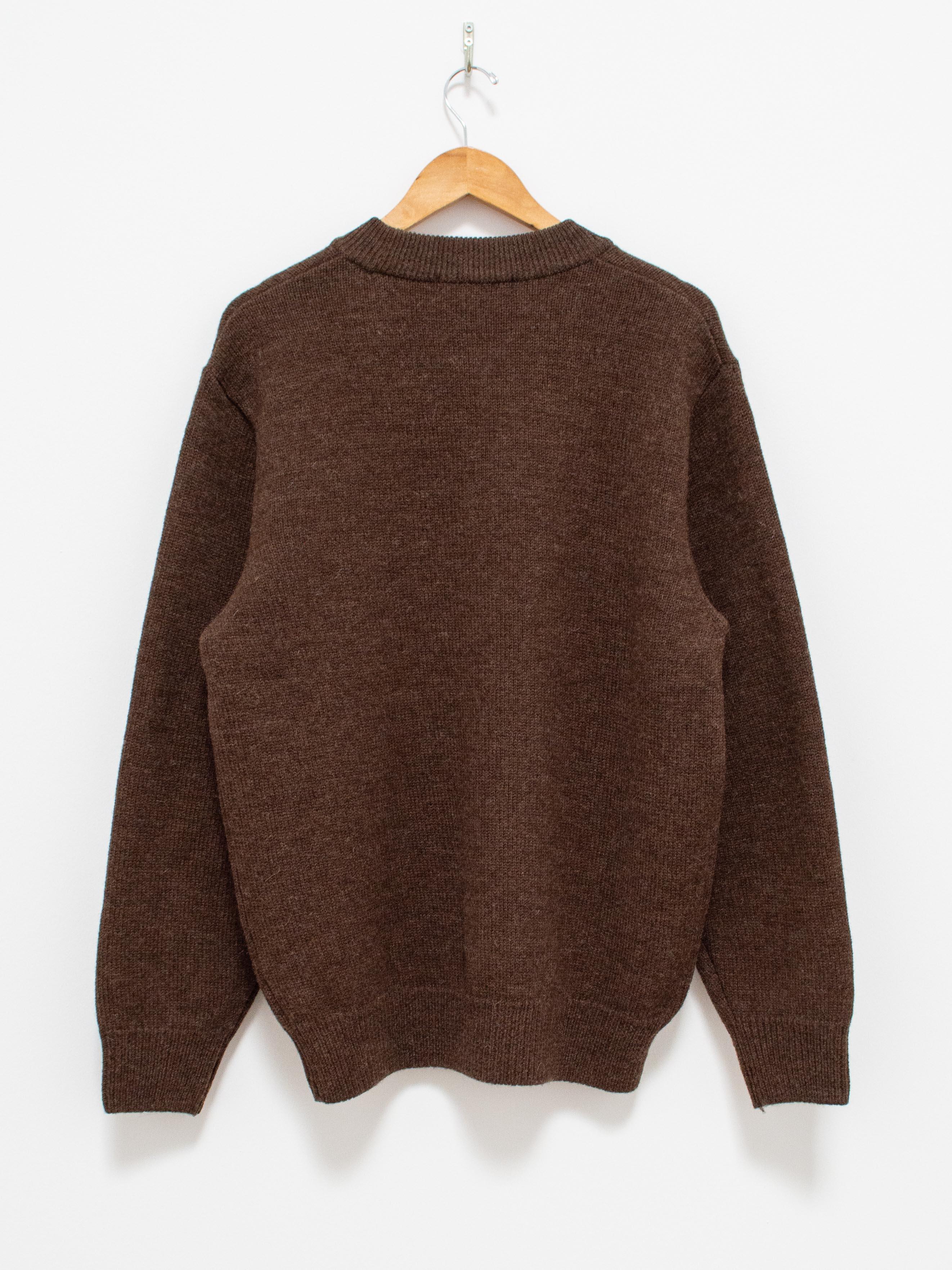 Namu Shop - Fujito Wool C/N Knit - Brown