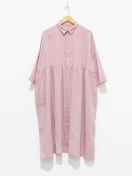 Namu Shop - Ichi Antiquites Co/Li BD Shirt Dress - Light Pink