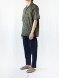 Namu Shop - Kaptain Sunshine Open Collar S/S Shirt - Hand Printed