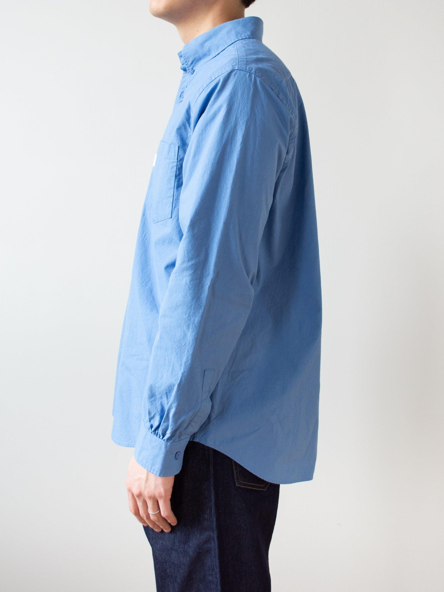 Namu Shop - S H Button Down Shirt - Blue