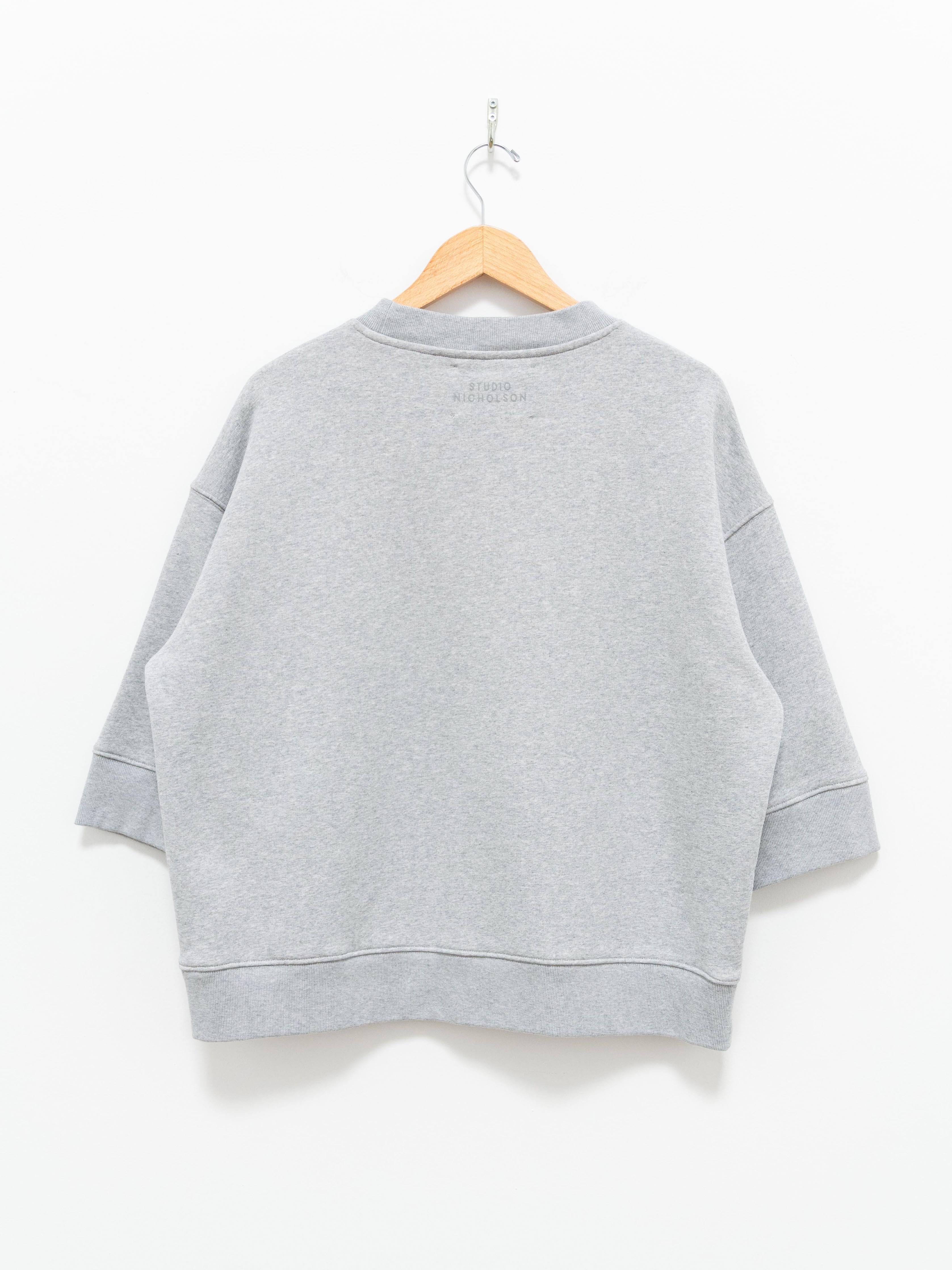 Namu Shop - Studio Nicholson Brawn Sweatshirt Top - Gray Marl