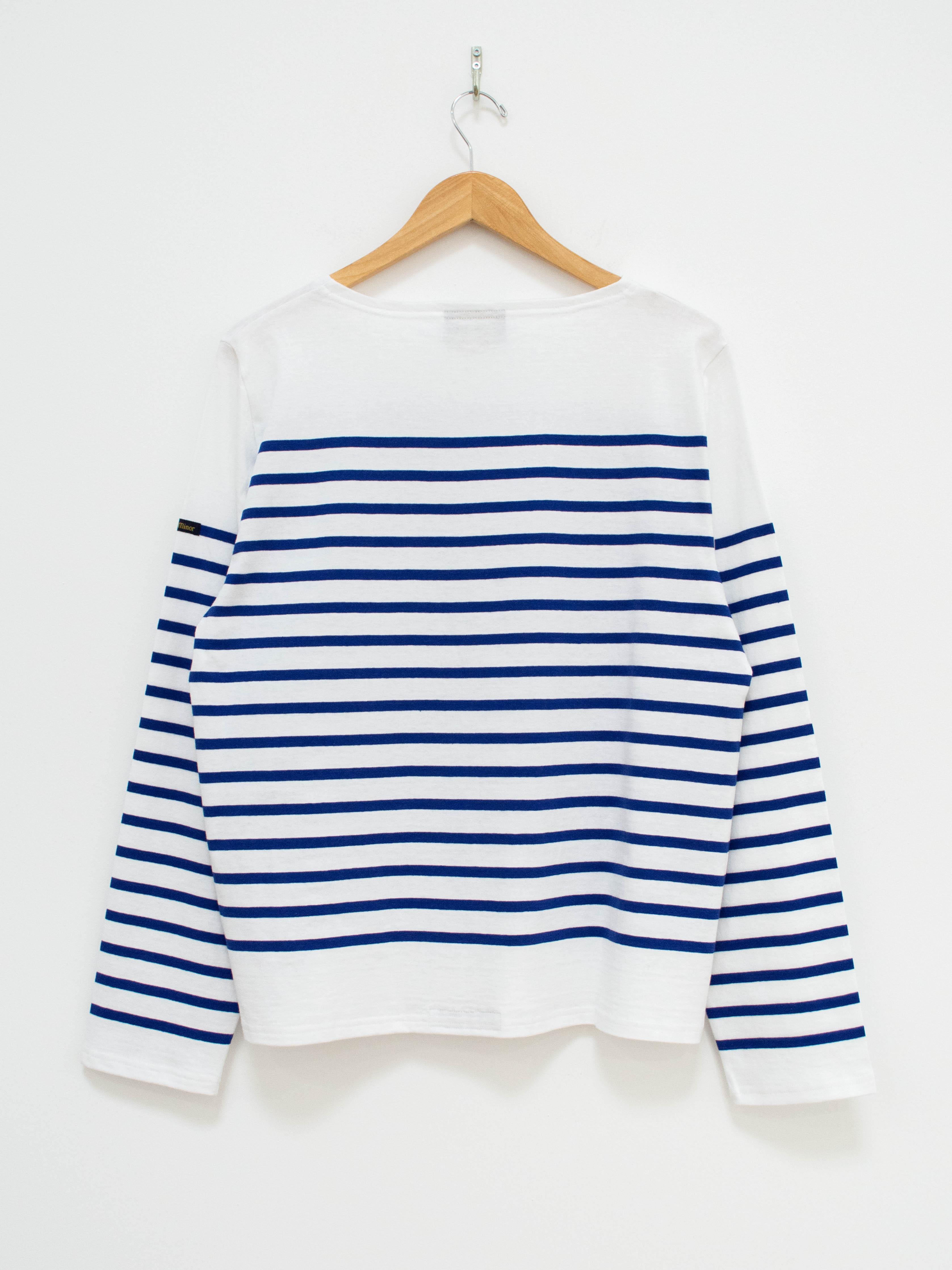 Ennoy Border T-Shirt MINT BLUE × WHITE-