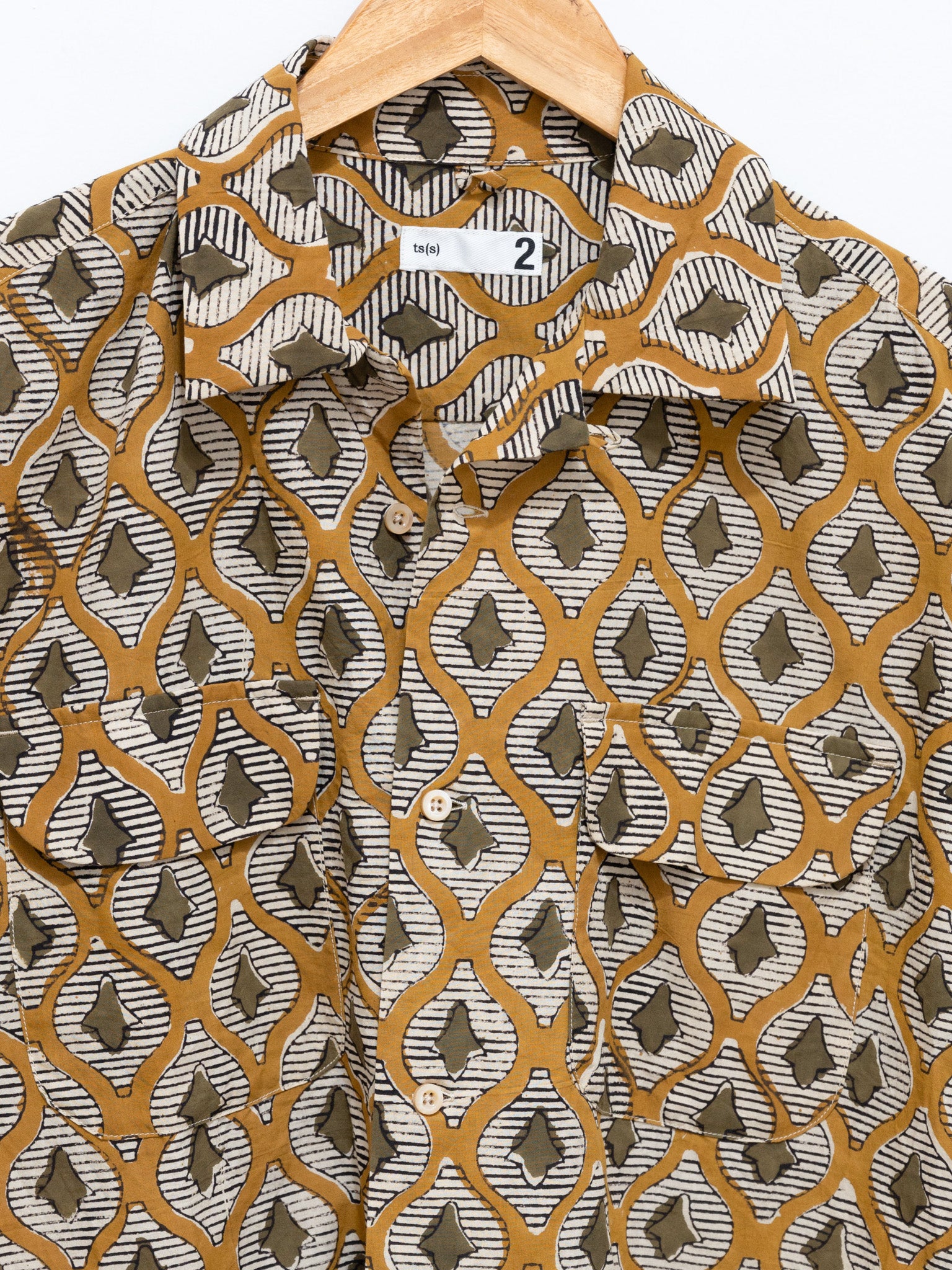 Flap - Round - Khaki Namu Short Sleeve Shirt Shop ts(s)